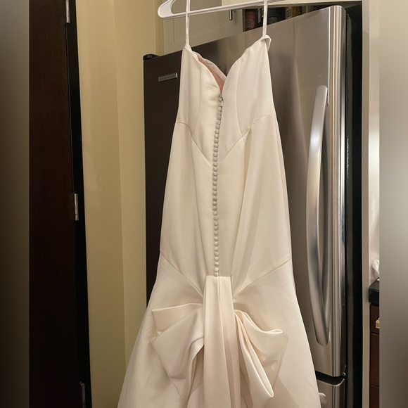 Truly Zac Posen Wedding Dress Size 2/4 - Picture 5 of 7